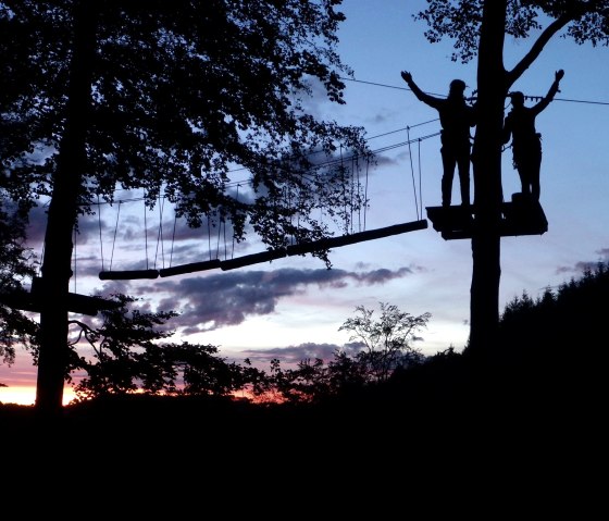 Eifel Adventures Zipline by night, © EifelAdventures, Elmar Saxler