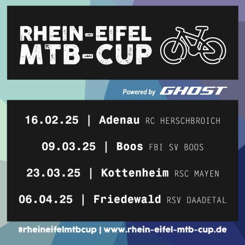 Plakat Rhein-Eifel MTB-CUP 2025, © Rhein-Eifel MTB-CUP 2025