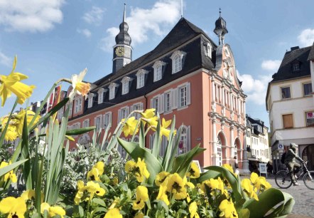 Altes Rathaus im Frühling, © Tourist-Information Wittlich Stadt & Land