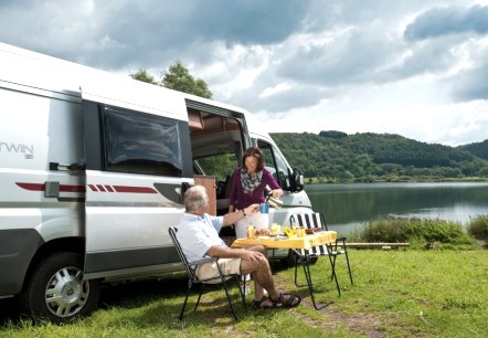 Wohnmobilstellplätze Eifel sind optimale Ausgangspunkte für Wanderungen und Radtouren in der Eifel., © Eifel Tourismus GmbH/D. Ketz