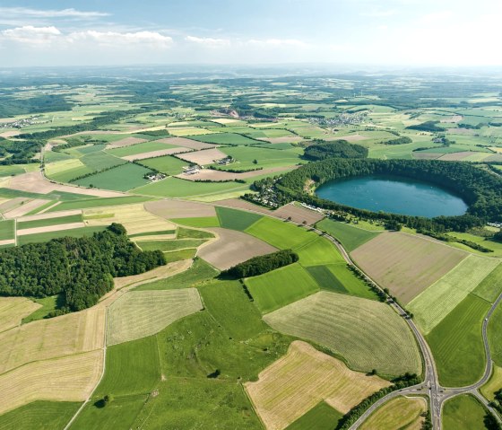 Pulvermaar von oben, © GesundLand Vulkaneifel/D.Ketz