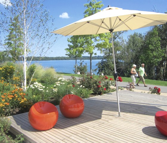 Terrasse de jardin au Seepark Zülpich, © SeeparkZülpich