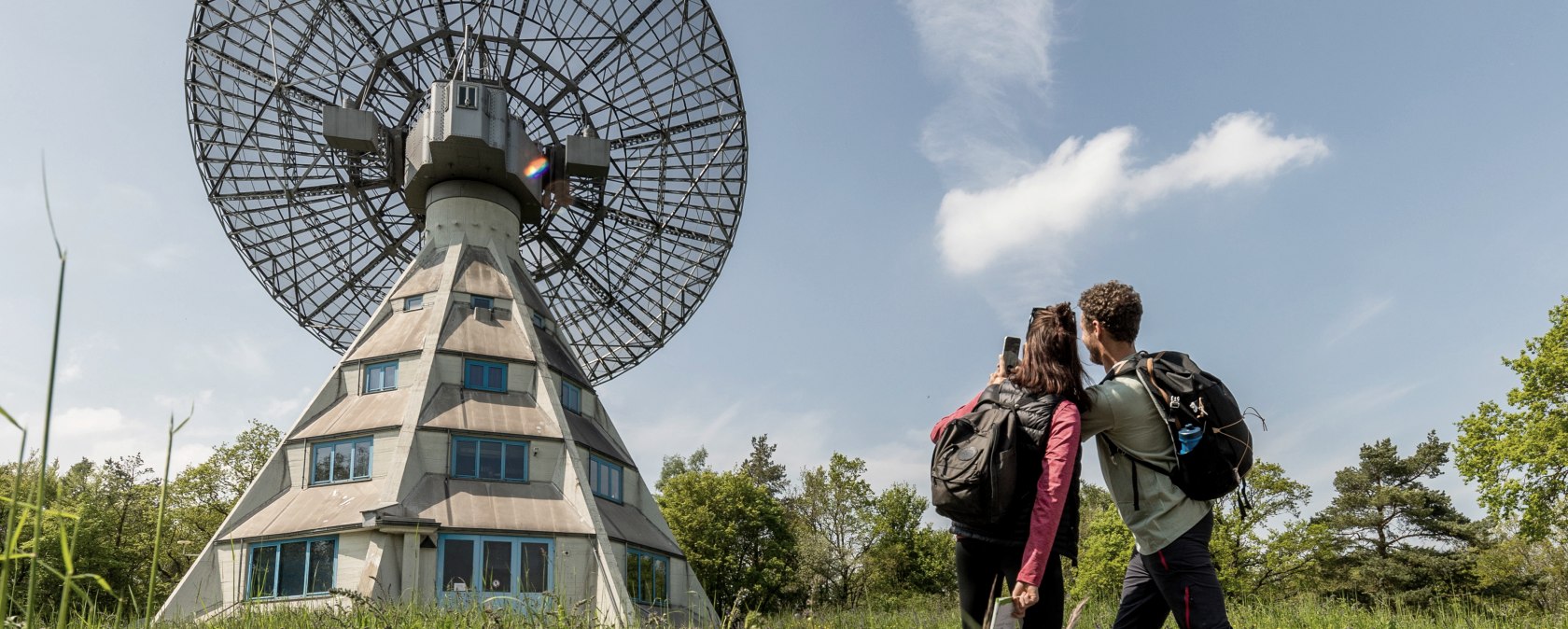 Astropeiler Stockert, EifelSchleife Von Sternen und Römern, © Eifel Tourismus GmbH, AR-shapefruit AG