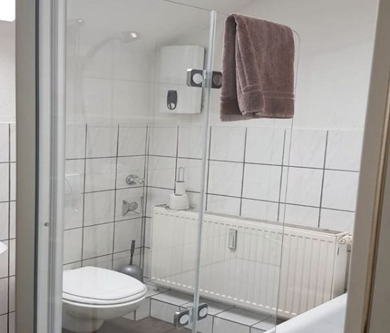 "Ferienwohnung Zum alten Landrat" Dusche