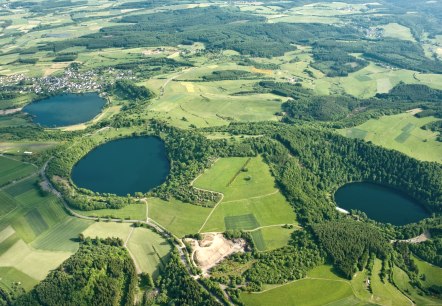 Maare Eifel: Die drei Dauner Maare, © GesundLand Vulkaneifel - D. Ketz