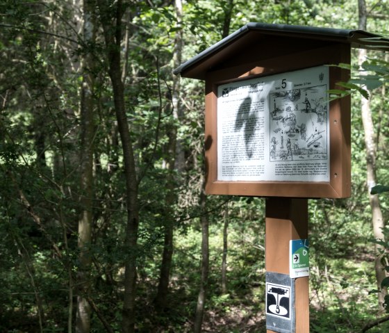 Eifelspur Pingenwanderweg - Infotafel, © Nordeifel Tourismus GmbH