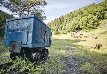 Schieferlore im Kaulenbachtal, © Schieferland Kaisersesch, Marco Rothbrust