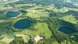 Dauner Maare von oben, © GesundLand Vulkaneifel/D. Ketz