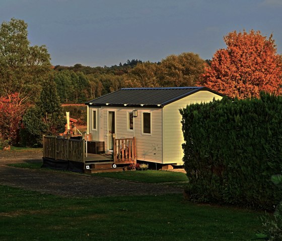 Mobilheim auf dem Campingplatz, © Campingplatz Jungferweiher