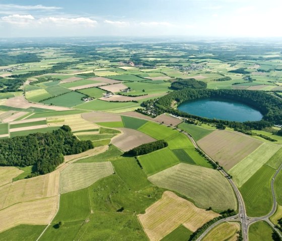 Pulvermaar vu d'en haut, © GesundLand Vulkaneifel GmbH