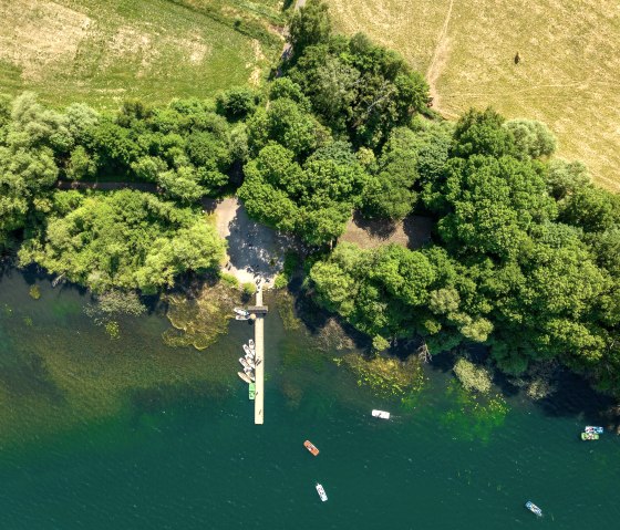 Bootssteg Bootsverleih Laacher See, © Eifel tourismus GmbH, Dominik Ketz