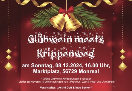 Plakat Glühwein meets Krippenweg 2024, © Ingo Becker