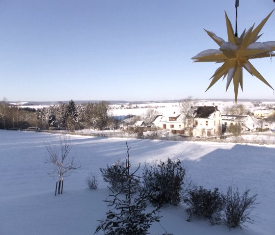 Ausblick aufs Dorf, © Faber