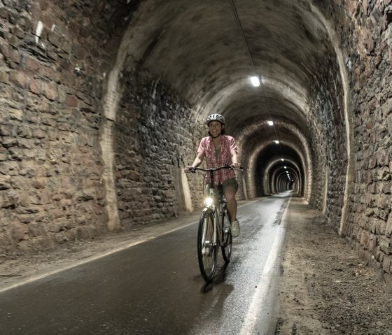Tunnel am Maare-Mosel-Radweg, © Eifel Tourismus GmbH, D. Ketz