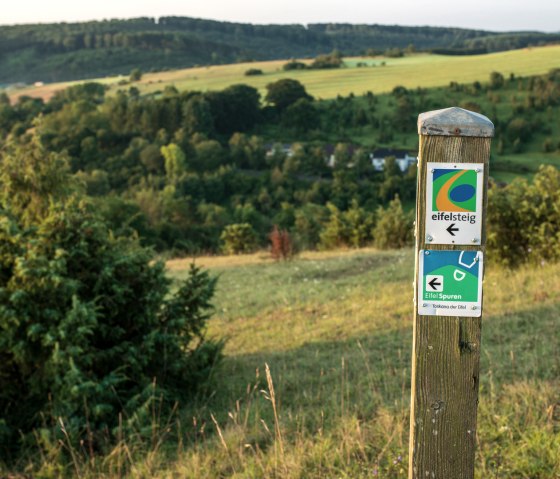 Wegmarkierung EifelSpur Toskana der Eifel, © Paul Meixner