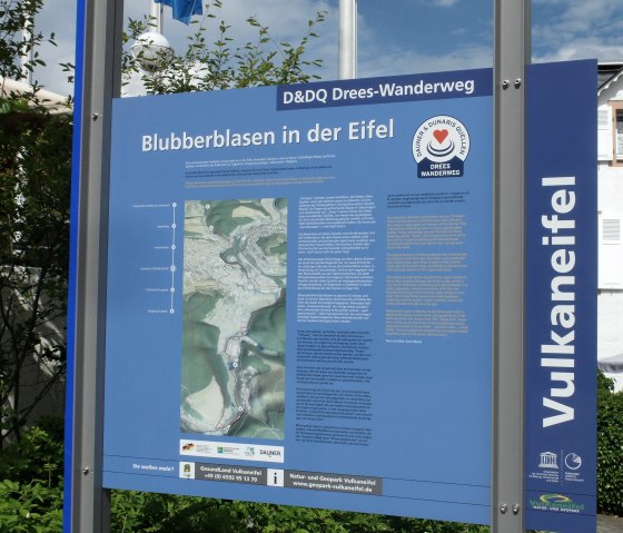 Infotafel Blubberblasen, © GesundLand Vulkaneifel GmbH