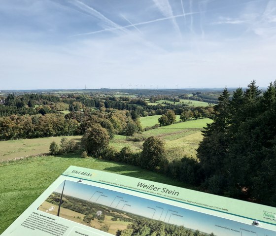 Blick vom Aussichtsturm Weißer Stein, © Sweco GmbH