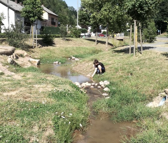 Wasserspielplatz am Stausee, © TI Bitburger Land