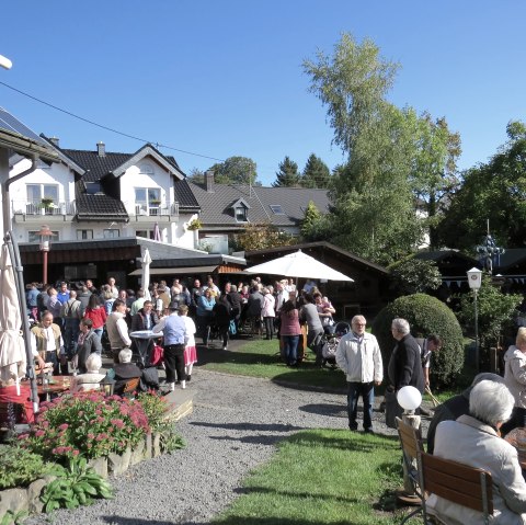 Biergarten des Eifelhotels Fuchs, © Svenja Schulze-Entrup