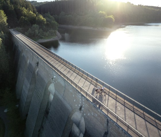 Die Staumauer der Oleftalsperre in der Eifel, © Eifel Tourismus GmbH, Dennis Stratmann