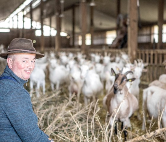 Our Michael looks after the goats