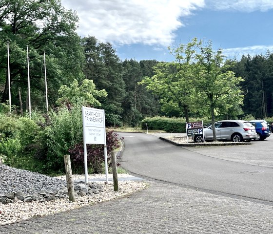 Großer Parkplatz, © Aparthotel Tannenhof