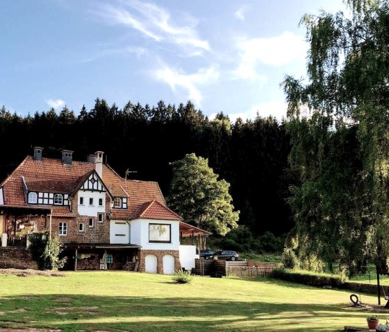 Gartenansicht des Hof Grindelborn