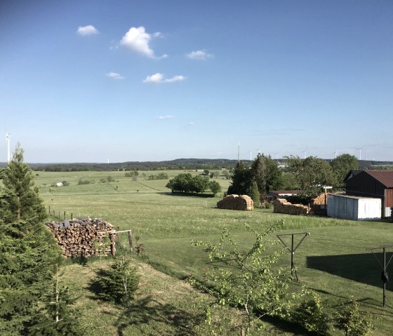 Blick aus der Ferienwohnung, © Nordeifel Tourismus GmbH & Gästehaus Jütten