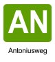 Weglogo Antoniusweg