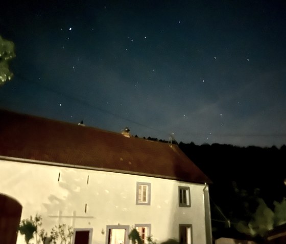 House at night