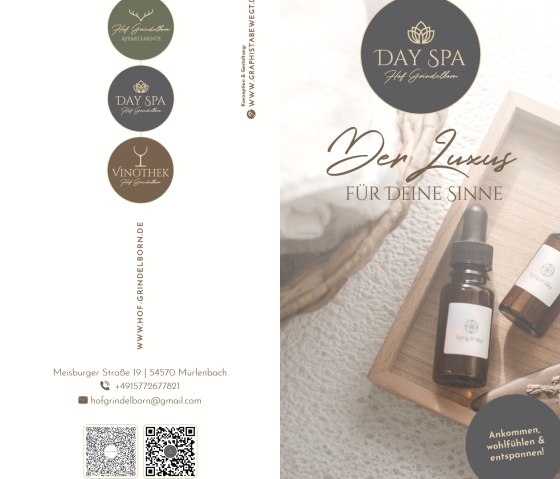 Day Spa-Flyer Seite 1