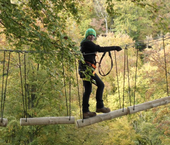 EifelAdventures Zipline-Tour Hängebrücke Nr.1, © EifelAdventures