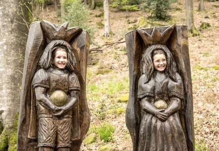 Selbst zur Märchenfigur werden auf dem Märchenpfad Bollendorf, © Eifel Tourismus GmbH, Dominik Ketz