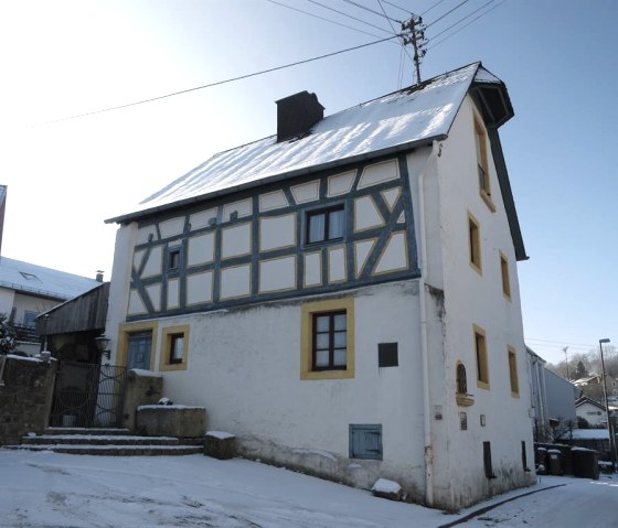 Haus Hinneres im Winter