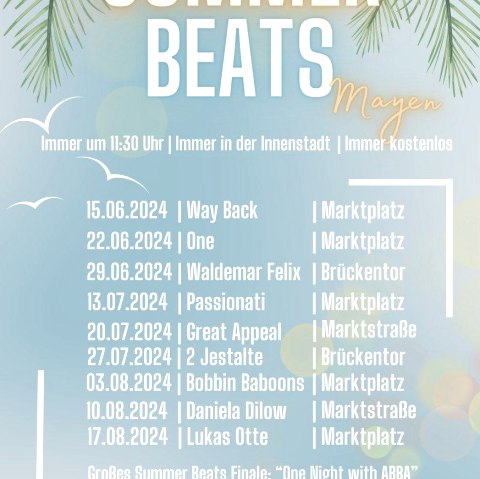 Summer Beats, © Stadtverwaltung Mayen