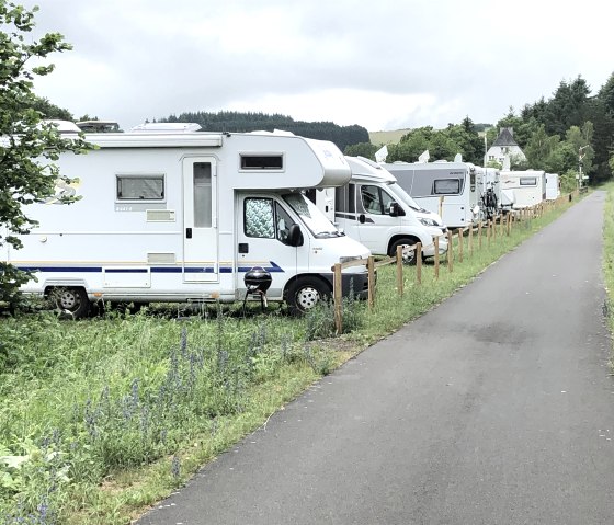 Emplacement Parc pour camping-cars sur la piste cyclable, © GesundLand Vulkaneifel GmbH