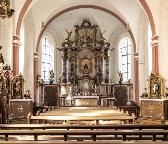 Vue à l'intérieur de l'ermitage de Schankweiler, © Eifel Tourismus GmbH, Dominik Ketz