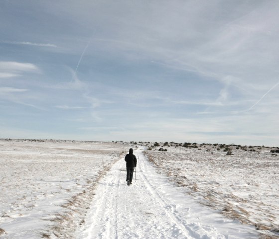 Die Weite der Hochfläche im Winter, © A. Pardey