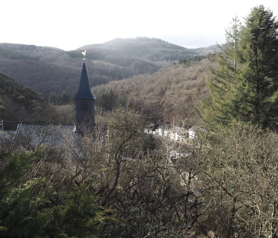 Marienkapelle Volkesfeld - Kirchturm, © VG Mendig/Neideck