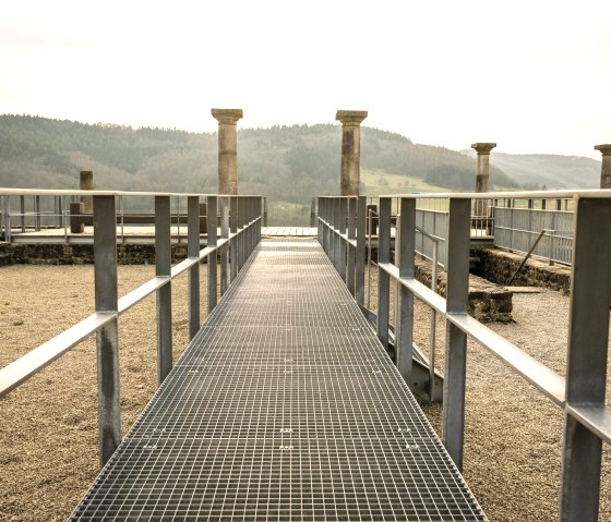 Steg in der römischen Villa Holsthum, © Eifel Tourismus GmbH, D. Ketz