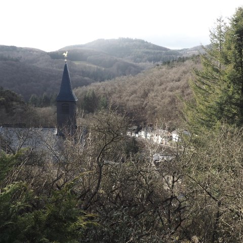 Marienkapelle Volkesfeld - Kirchturm, © VG Mendig/Neideck