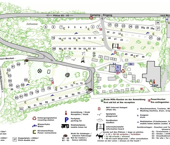 Plan Naturcamping Vulkaneifel, © Naturcamping Vulkaneifel