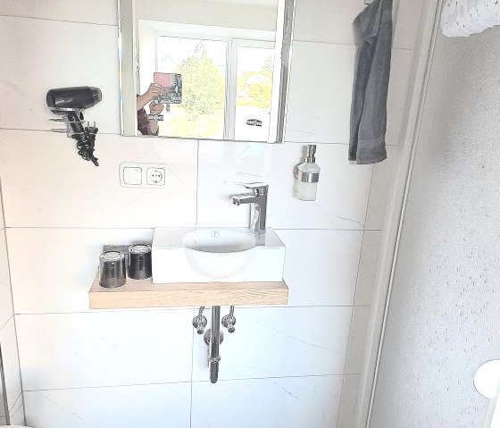 Badezeile im Appartement