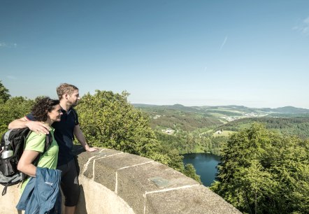 360 Grad Blick am Dronketurm an den Dauner Maaren, © Eifel Tourismus GmbH, D. Ketz