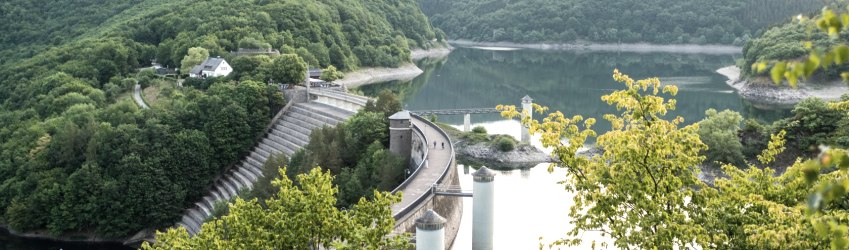 Urftstaumauer im Nationalpark Eifel, © Eifel Tourismus GmbH/D. Ketz