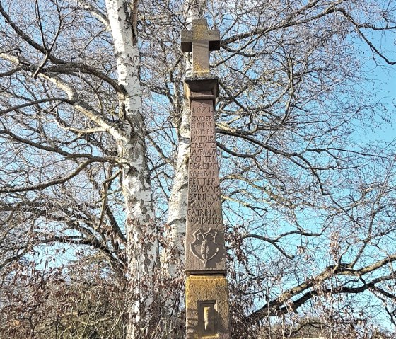 Das Schaftkreuz im Schlosspark, © Tourist Information Wittlich Stadt & Land