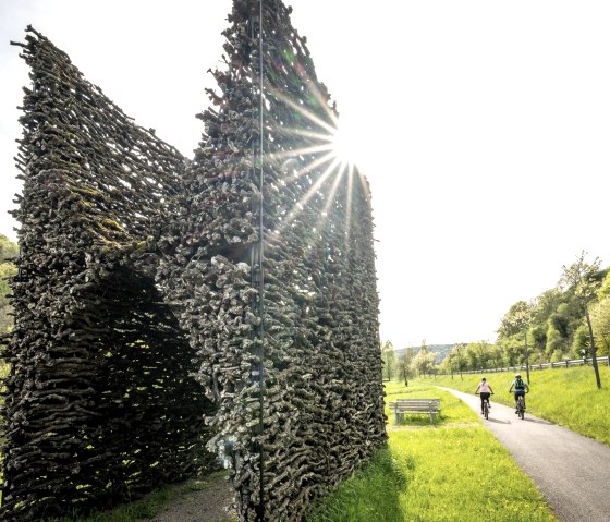 Weintor am Sauer-Radweg, © Eifel Tourismus GmbH, Dominik Ketz