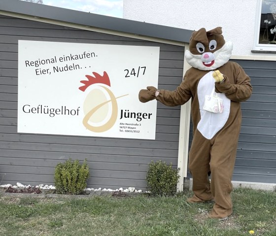 Maskotchen, © Geflügelhof Jünger