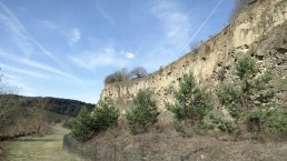 Blick auf die Steilwand der Ahl, © Foto: Svenja Schulze-Entrup, Quelle: Touristik-Büro Vordereifel