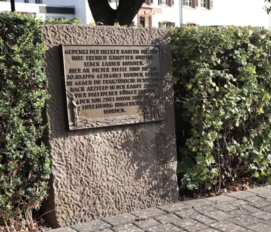 Klöppeökrieg-Denkmal in Daleiden, © Tourist-Information Islek, Ingrid Wirtzfeld